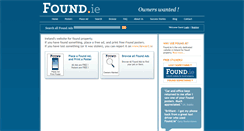 Desktop Screenshot of found.ie
